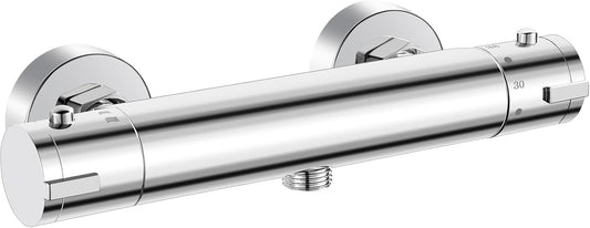 Rainysprit thermostatic shower mixer valve in sleek chrome finish for precise temperature control