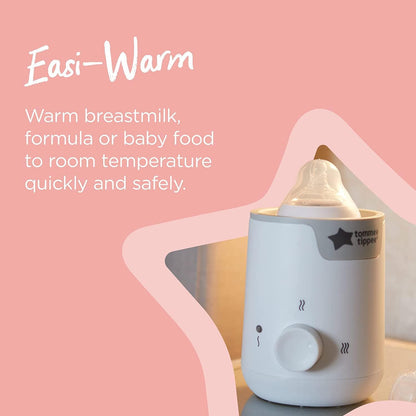 Tommee Tippee complete breastfeeding kit including an Easi-Warm for warming breast milk and baby food