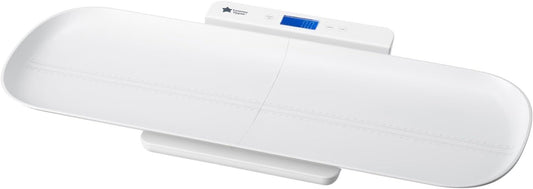 Tommee Tippee digital baby scales in white with large LCD display for accurate weight measurement