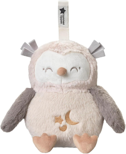 Tommee Tippee Ollie Owl sleep aid plush toy with a soft and comforting design for babies