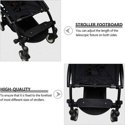 Universal stroller pedal with adjustable length for different stroller models by Toyandona