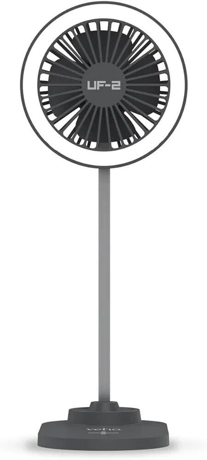 3-in-1 USB desktop fan with adjustable height and rotation for personal cooling