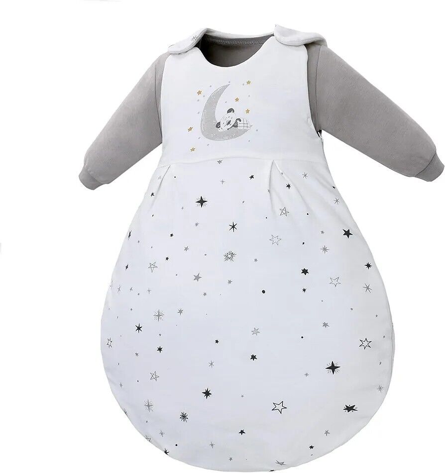 The Trading Warehouse winter baby sleeping bag 2.5 tog with soft fabric and celestial design for warmth