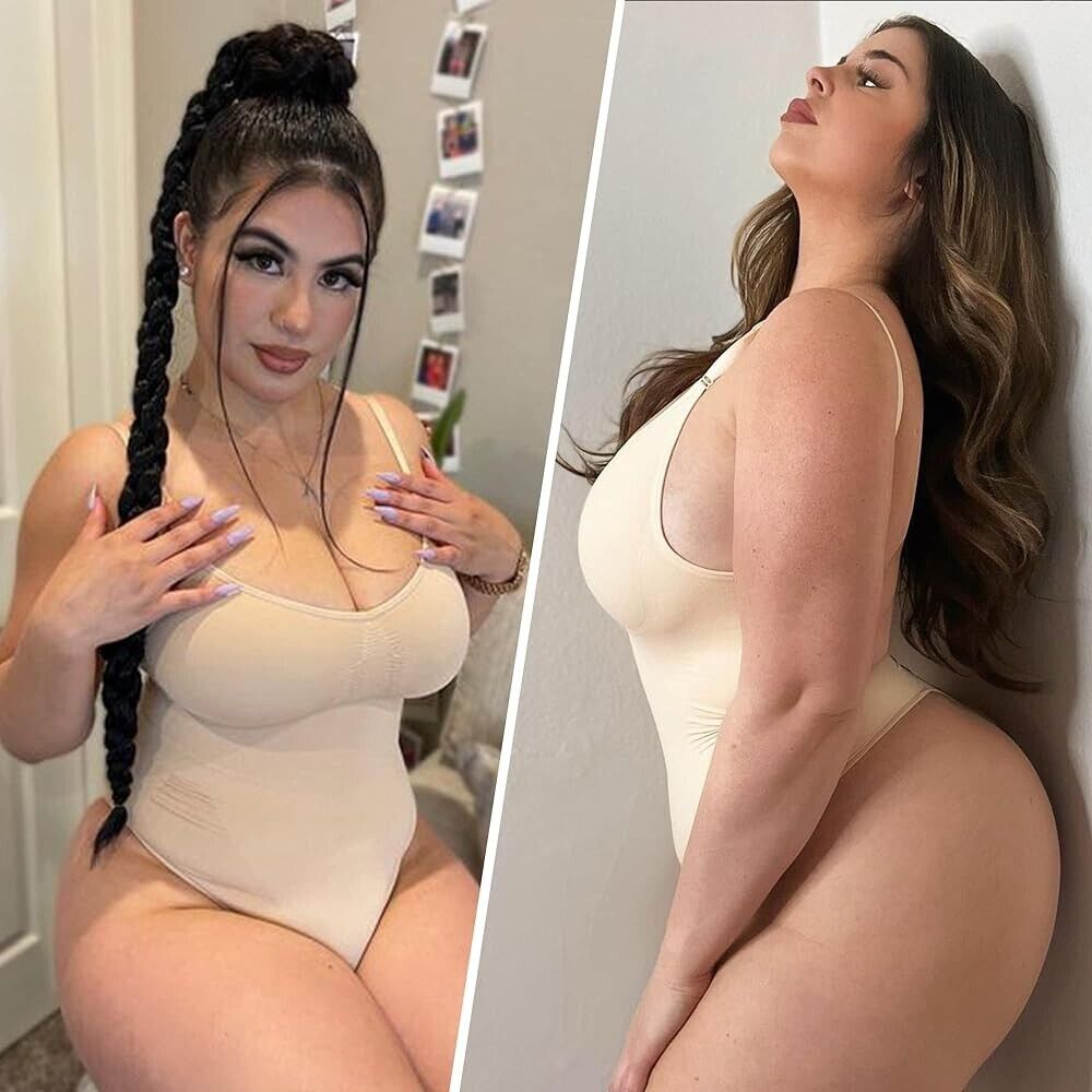 Beige backless shapewear for women featuring adjustable straps and seamless design for a smooth silhouette