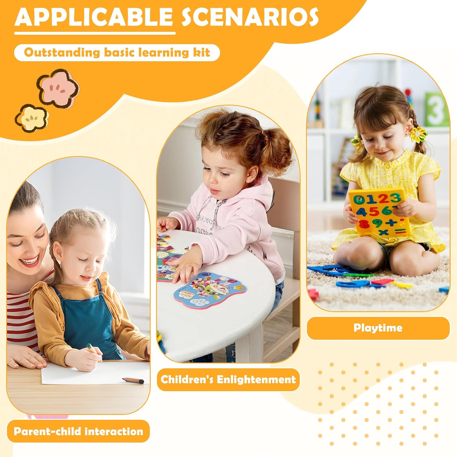 Children engaged with Tinsellns wooden puzzles for educational play and parent-child interaction