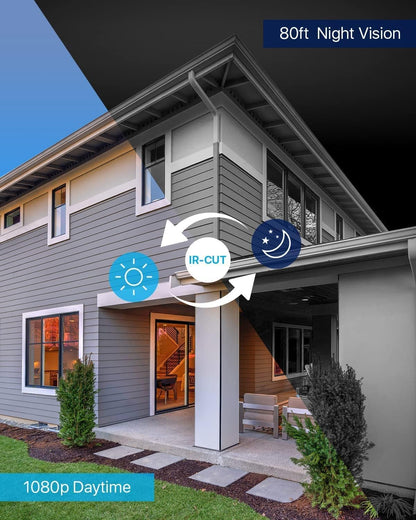 Zosi 16 channel CCTV system with hard drive featuring 1080p daytime and 80ft night vision capabilities